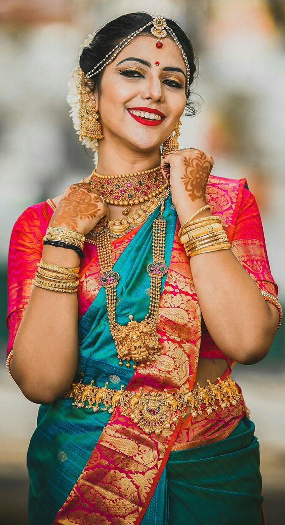 Silk sarees for clearance wedding images